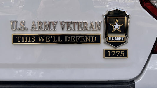 Veteran Tailgate Emblem Set